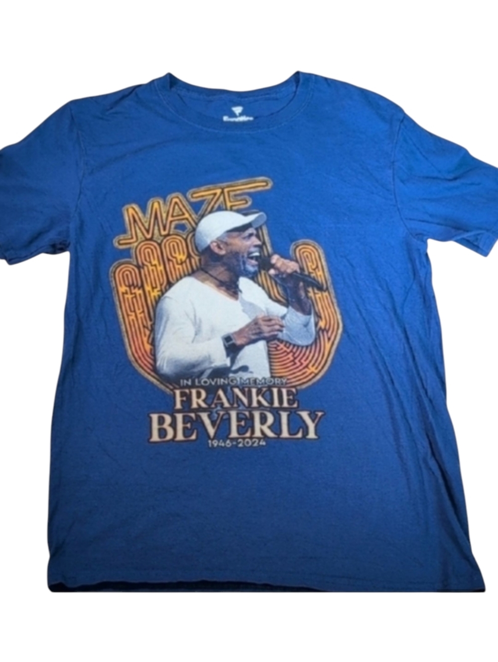 Frankie Beverly Maze In Loving Memory 1946-2024 T-Shirt Size Medium